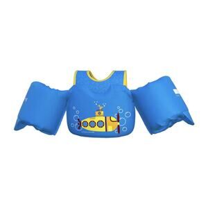 Dark Lightning Blue Submarine Childs swim vest water wings - Child 33-55 lbs